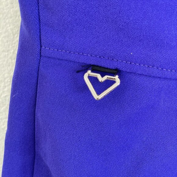 Vintage Obermeyer Ladies 6 Long Purple Ski Overall Bib Stirrup Pants Wool Blend - Picture 10 of 10